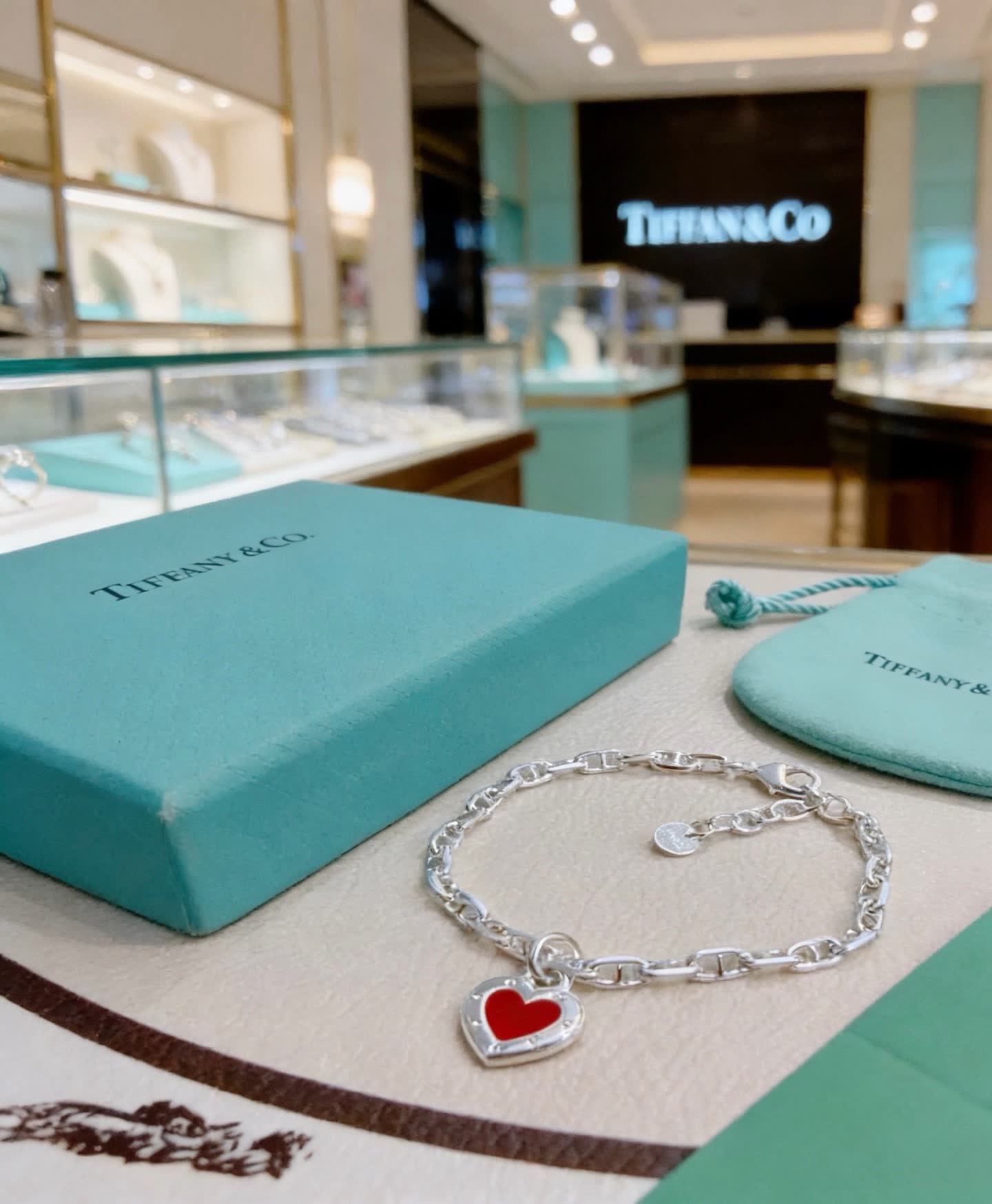 Tiffany & Co. Heart Charm Bracelet